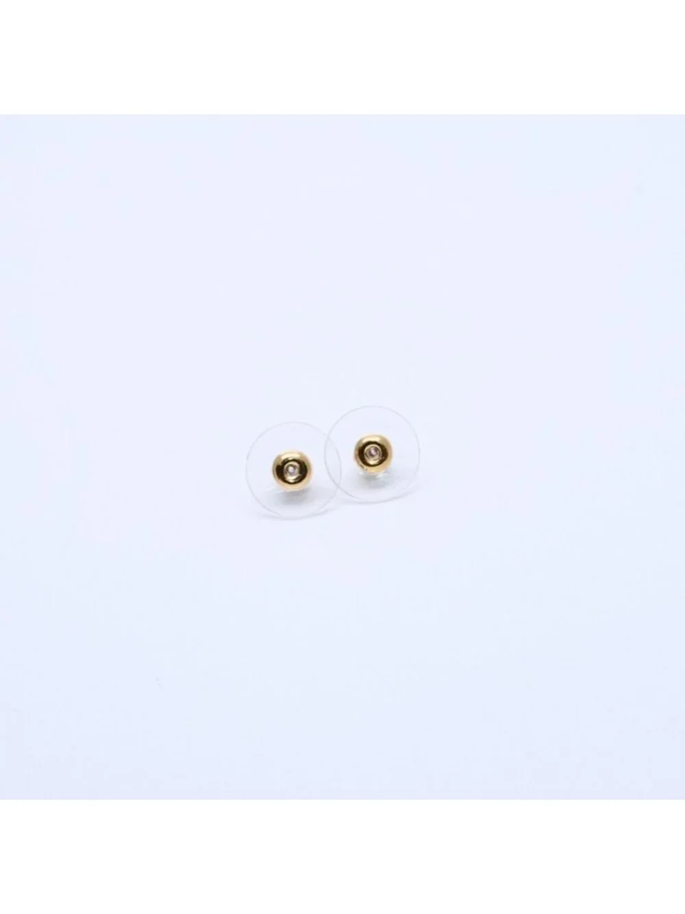 Chanel Earrings Slim CC Logo Marble Pattern Gold Black 10 One Side CC Chain 10c